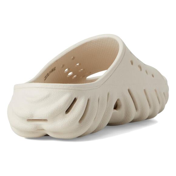 Crocs Unisex Stucco Echo Slide Shoes US Mens 12 Womens 14 White NWOB - Picture 4 of 14